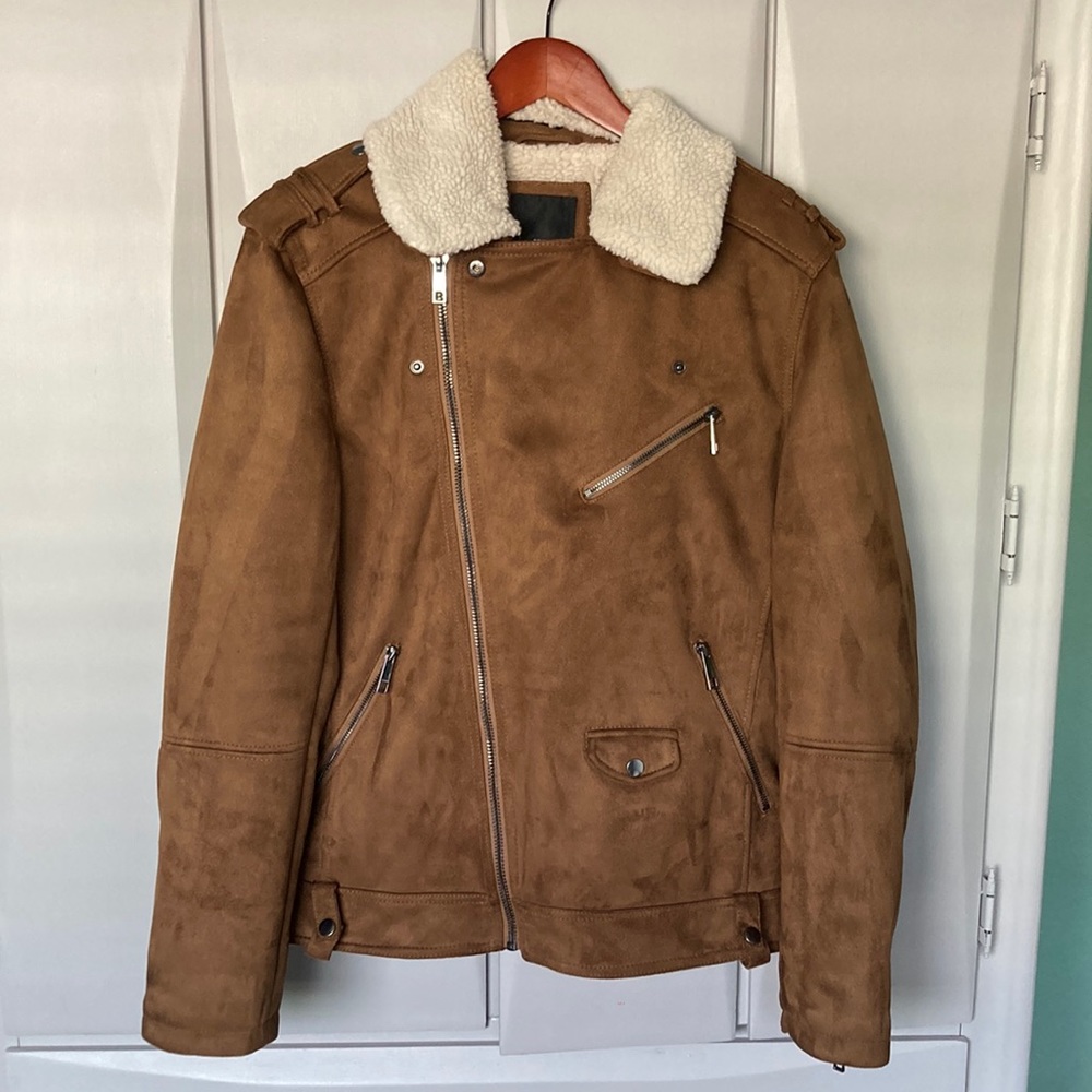 River Island Brown Jacket Sz Lg